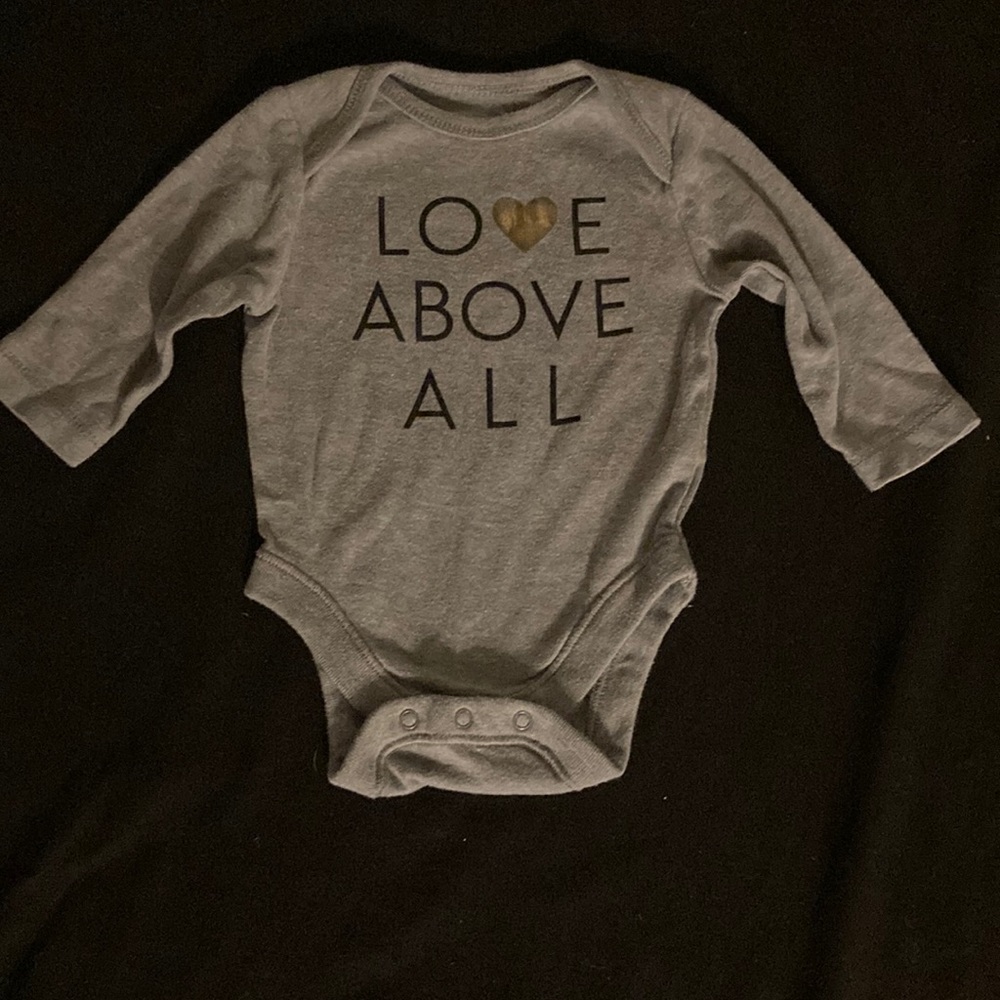 Gray one piece love is above all
